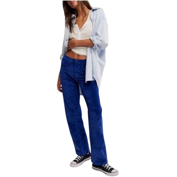 🆕FREE PEOPLE WE THE FREE RISK TAKER CORDUROY PANTS NWT - Picture 1 of 7